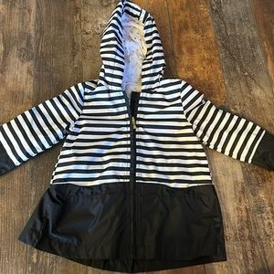Kate Spade Striped Toddler Hooded Raincoat